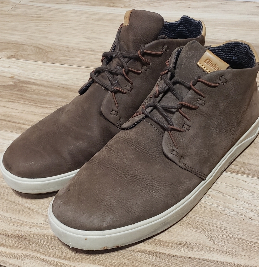 OluKai Brown Chukka Boots